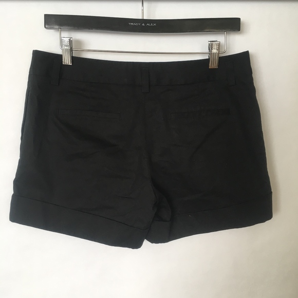 Dressy Express Cuffed Black Shorts - Picture 2 of 3